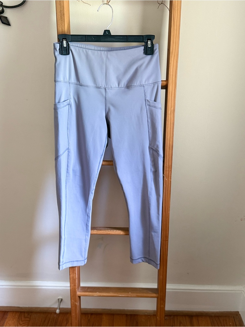 High-Waist Pocket Leggings - Light Lavender